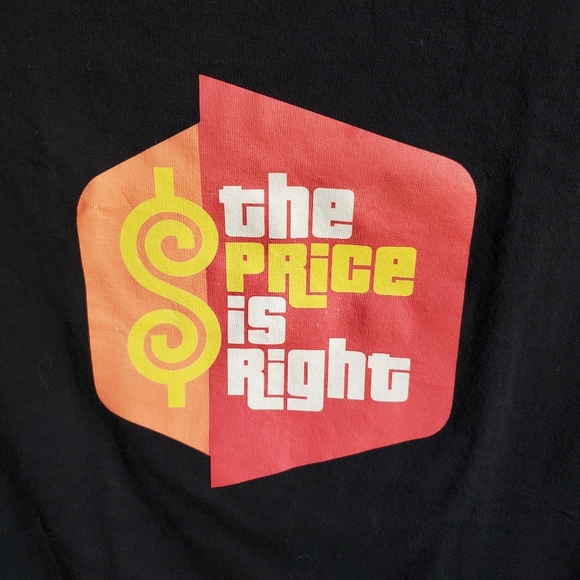 Price is Right T Shirt Size XS S TShirt Cotton Drew Carey T-shirt Tee Black - Picture 2 of 7